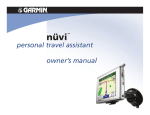 Garmin personal travel assistan GPS Receiver User Manual