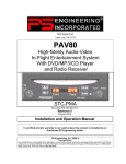 Garmin PAV80 Car Stereo System User Manual