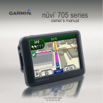 Garmin nvi 705 GPS Receiver User Manual