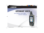 Garmin GPSMAP60CS GPS Receiver User Manual