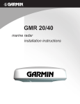 Garmin GMR 20/40 Marine RADAR User Manual