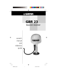 Garmin GBR23 GPS Receiver User Manual