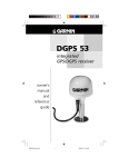 Garmin DGPS 53 GPS Receiver User Manual
