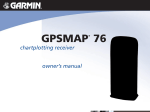 Garmin 76 GPS Receiver User Manual
