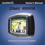 Garmin 450 GPS Receiver User Manual
