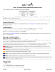 Garmin 4000 Series GPS Receiver User Manual