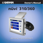 Garmin 360 Stereo System User Manual