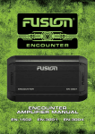 Fusion EN-3001 Car Amplifier User Manual