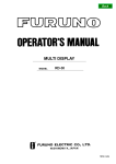 Furuno RD-30 Computer Monitor User Manual