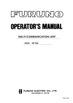 Furuno IB-782 Marine Radio User Manual