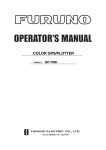 Furuno GP-7000 GPS Receiver User Manual