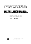 Furuno FS-1503 Cell Phone User Manual