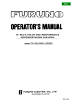 Furuno FR-1500 Radar Detector User Manual