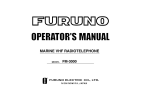 Furuno FELCOM 12 Cell Phone User Manual