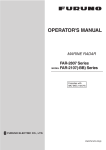 Furuno FAR-2107(-BB) Marine RADAR User Manual