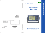 Furuno FA-150 Radar Detector User Manual