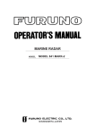 Furuno 841 MARK-2 Marine RADAR User Manual