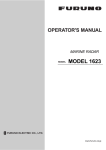 Furuno 1623 Marine RADAR User Manual