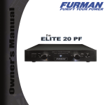 Furman Sound AR-15 Power Supply User Manual