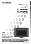 FUNAI LC200EM8 Flat Panel Television User Manual