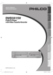 FUNAI DVD3315V DVD VCR Combo User Manual