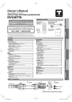 FUNAI CSV205DT DVD Player User Manual