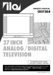 FUNAI CR272IL8 CRT Television User Manual