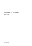 Fujitsu Siemens Computers TX120 Server User Manual