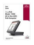 Fujitsu 7000 Laptop User Manual