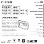 FujiFilm XP-170 Digital Camera User Manual