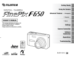 FujiFilm F650 Digital Camera User Manual