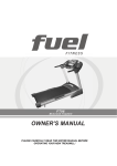 Fuel Fitness FT96 Treadmill User Manual
