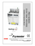 Frymaster 8195915 Fryer User Manual