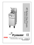 Frymaster 45 Series Fryer User Manual
