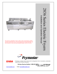 Frymaster 2836 Series Fryer User Manual