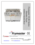 Frymaster 1814E Fryer User Manual