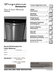 Frigidaire 4400 Series Dishwasher User Manual