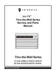 Friedrich US08C10 Air Conditioner User Manual