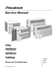 Friedrich 2008 Air Conditioner User Manual