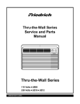 Friedrich 115 Volts UE08 Air Conditioner User Manual