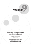 Freedom9 KVM-16H Switch User Manual