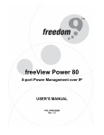 Freedom9 80 Power Supply User Manual
