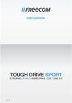Freecom Technologies Tough Drive Sport Computer Drive User Manual