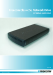 Freecom Technologies Network hard drive Network Card User Manual