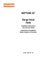 Franke Consumer Products FDF 9046 Ventilation Hood User Manual