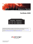 Fortinet 5020 Network Card User Manual