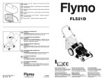Flymo FL521D Lawn Mower User Manual
