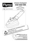 Flymo 330 Lawn Mower User Manual