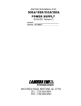 Fluke pmn Power Supply User Manual