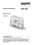 Fisher VPC-S5 Digital Camera User Manual